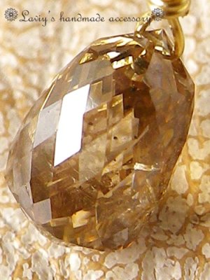 画像4: ラスト！K18ブラウンダイヤモンドの1粒ネックレス