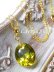 画像3: ロシア産宝石グリーンアンバーの1粒ネックレス (3)