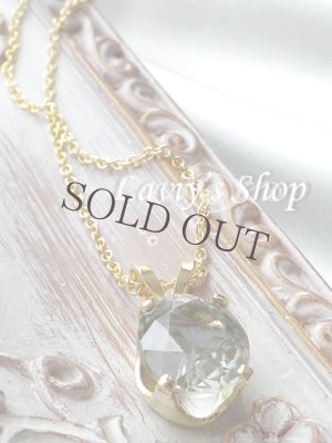 画像4: プラチナグリーンフィブロライト(シリマナイト)の1粒ネックレス