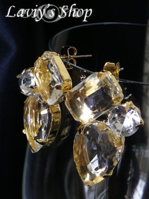 画像6: プチプラ！大粒ビジューの煌めきピアス