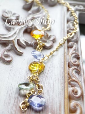 画像6: ファンシーカラーサファイアのクールデザインネックレス