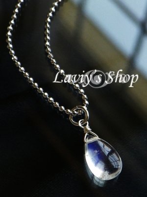 画像6: 雫ロイヤルブルームーンストーンの1粒ネックレス