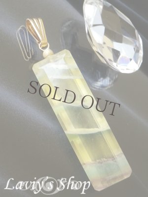 画像3: コレクション級！イエローパーティーフローライトのペンダントトップ