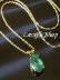 画像4: 非処理/ザンビア産大粒宝石エメラルドの1粒ネックレス