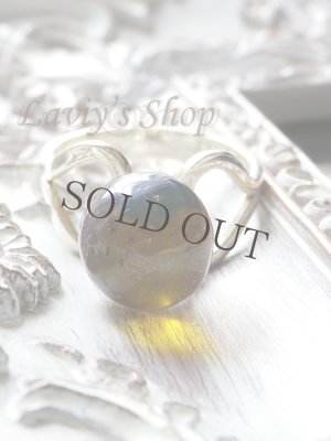 画像3: 高品質ラウンドブルーアンバーのリング