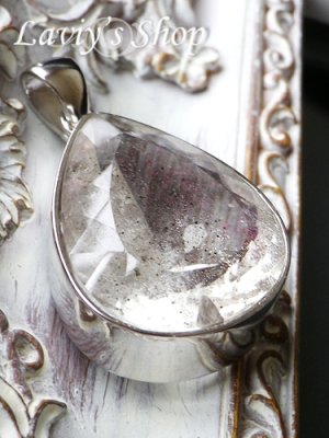 画像4: レア！特大高品質ピンクファイヤークォーツのペンダントトップ