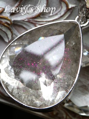 画像3: レア！特大高品質ピンクファイヤークォーツのペンダントトップ