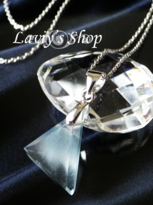 画像2: アクチノライト(ビソライト)inクォーツの1粒ネックレス