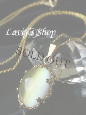 画像3: 閃光キャッツアイ！チタンムーンストーンの1粒ネックレス