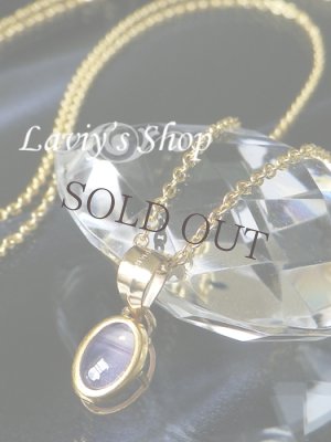 画像3: W六条スターサファイアの１粒ネックレス(ラベンダーブルー)