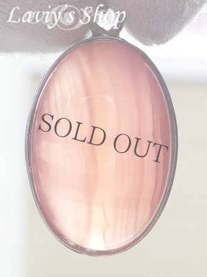 画像6: オーバルペルー産インカローズのペンダントトップ(大)