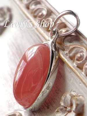 画像5: オーバルペルー産インカローズのペンダントトップ(小)