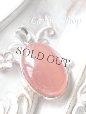 画像2: オーバルペルー産インカローズのペンダントトップ(大)