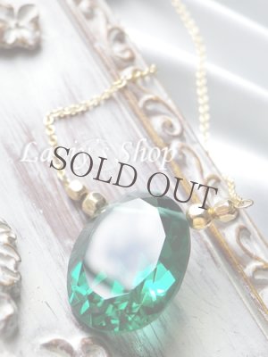 画像5: 大粒グリーントパーズの1粒ネックレス