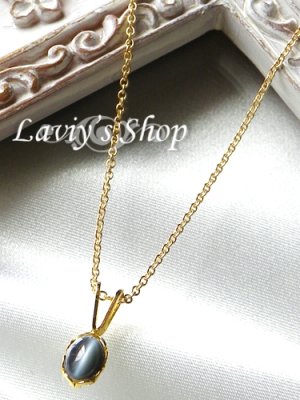 画像8: 宝石アレキサンドライトキャッツアイのプチネックレス