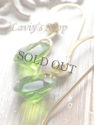 画像6: 宝石クロムダイオプサイトハートの1粒ピアス