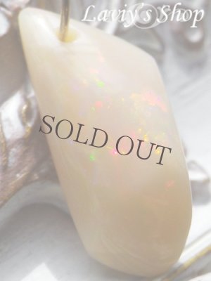 画像5: K18/激変！大粒カメレオンオパールのペンダントトップ 