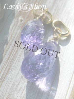 画像2: K18/タンザナイトブリレットのペンダントトップ