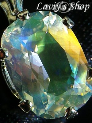 画像5: 美麗！タンザニア産レインボーアンデシンの1粒ネックレス(OV)