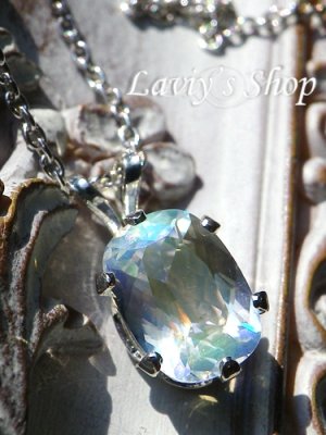 画像7: 美麗！タンザニア産レインボーアンデシンの1粒ネックレス(OV)