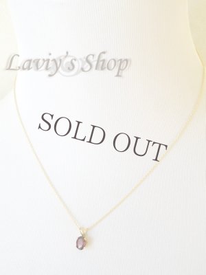 画像5: お手頃宝石ガーネットの1粒ネックレス