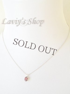 画像6: お手頃宝石ガーネットの1粒ネックレス