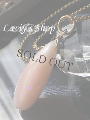 画像6: 大粒ピンクオパールの一粒ネックレス