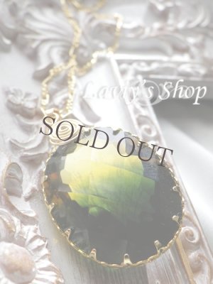 画像5: 大粒グリーンアメトリンのベゼルワイヤーネックレス