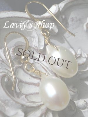 画像4: 天然色！真珠屋さんの雫パール1粒デザインピアス(ホワイト)