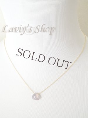 画像8: ダークミルキーアメジストマロンの1粒ネックレス