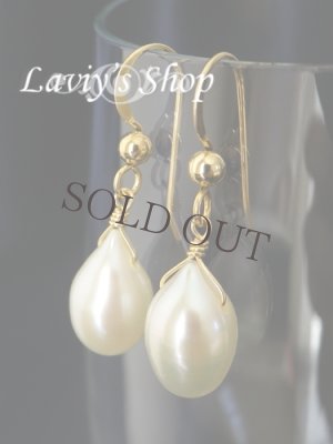 画像6: 天然色！真珠屋さんの雫パール1粒デザインピアス(ホワイト)