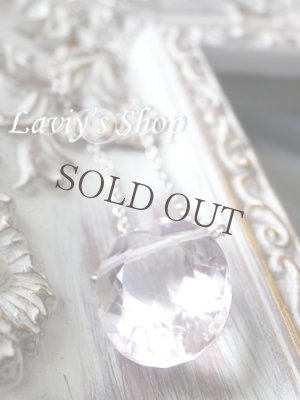 画像6: 大粒宝石ローズアメジストの1粒ネックレス