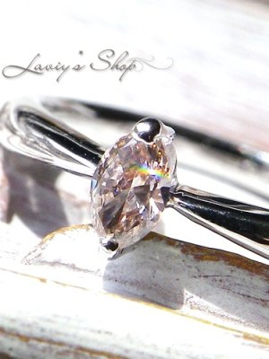 画像4: ソーティング付/SI-2グレードアーガイル産ピンクダイヤモンドのK18WGリング