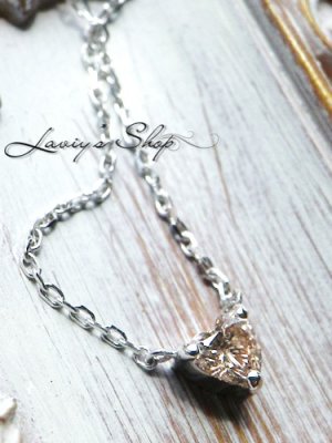 画像5: ソーティング付/SI-2グレードアーガイル産ピンクダイヤモンドのK18WGネックレス