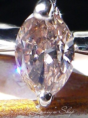 画像8: ソーティング付/SI-2グレードアーガイル産ピンクダイヤモンドのK18WGリング