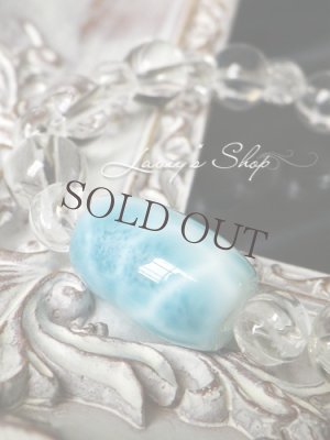 画像5: 高品質ナツメシェイプラリマールと水晶のスピリチュアルデザインブレスレット