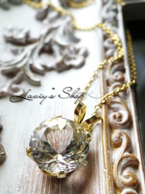 画像9: レアカット！国産水晶の1粒ネックレス