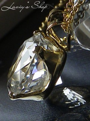 画像3: レアカット！国産水晶の1粒ネックレス