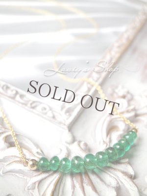 画像5: コロンビア産エメラルドの宝石ビーズネックレス