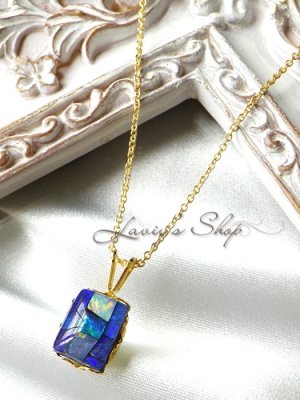 画像6: オーストラリアンモザイクオパールの1粒ネックレス(トリプレット)