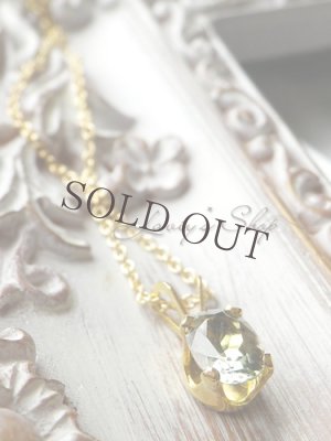 画像5: バイカラーオレゴンサンストーンの1粒ネックレス(淡黄×青緑)