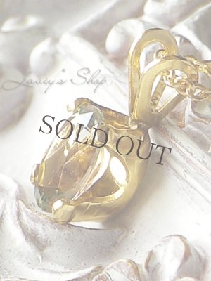 画像4: バイカラーオレゴンサンストーンの1粒ネックレス(淡黄×青緑)