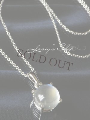 画像5: 甲高ブルームーンストーンの1粒ネックレス