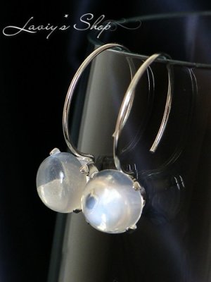 画像7: セレモニアンムーンストーンのリングピアス