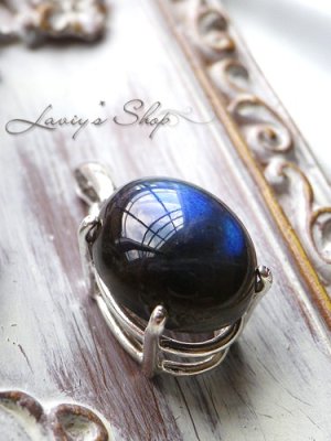 画像5: Silver925スペクトロライトのシンプルペンダントトップ