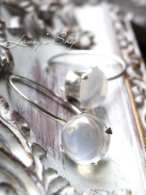 画像6: セレモニアンムーンストーンのリングピアス