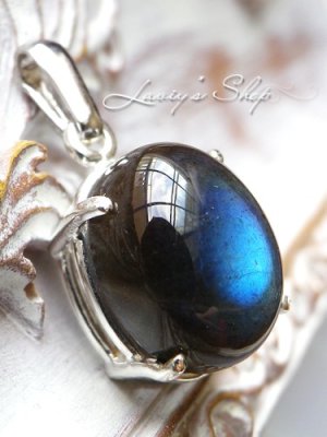 画像4: Silver925スペクトロライトのシンプルペンダントトップ