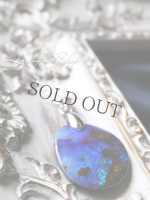 画像5: 大粒ボルダーオパールの1粒ネックレス