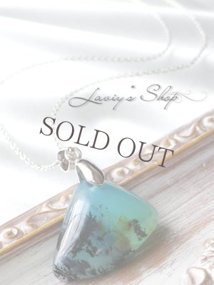 画像9: 自然美！デンドリティックブルーオパールの1粒ネックレス 