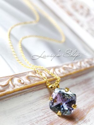 画像3: 非加熱！宝石タンザナイトの1粒ネックレス